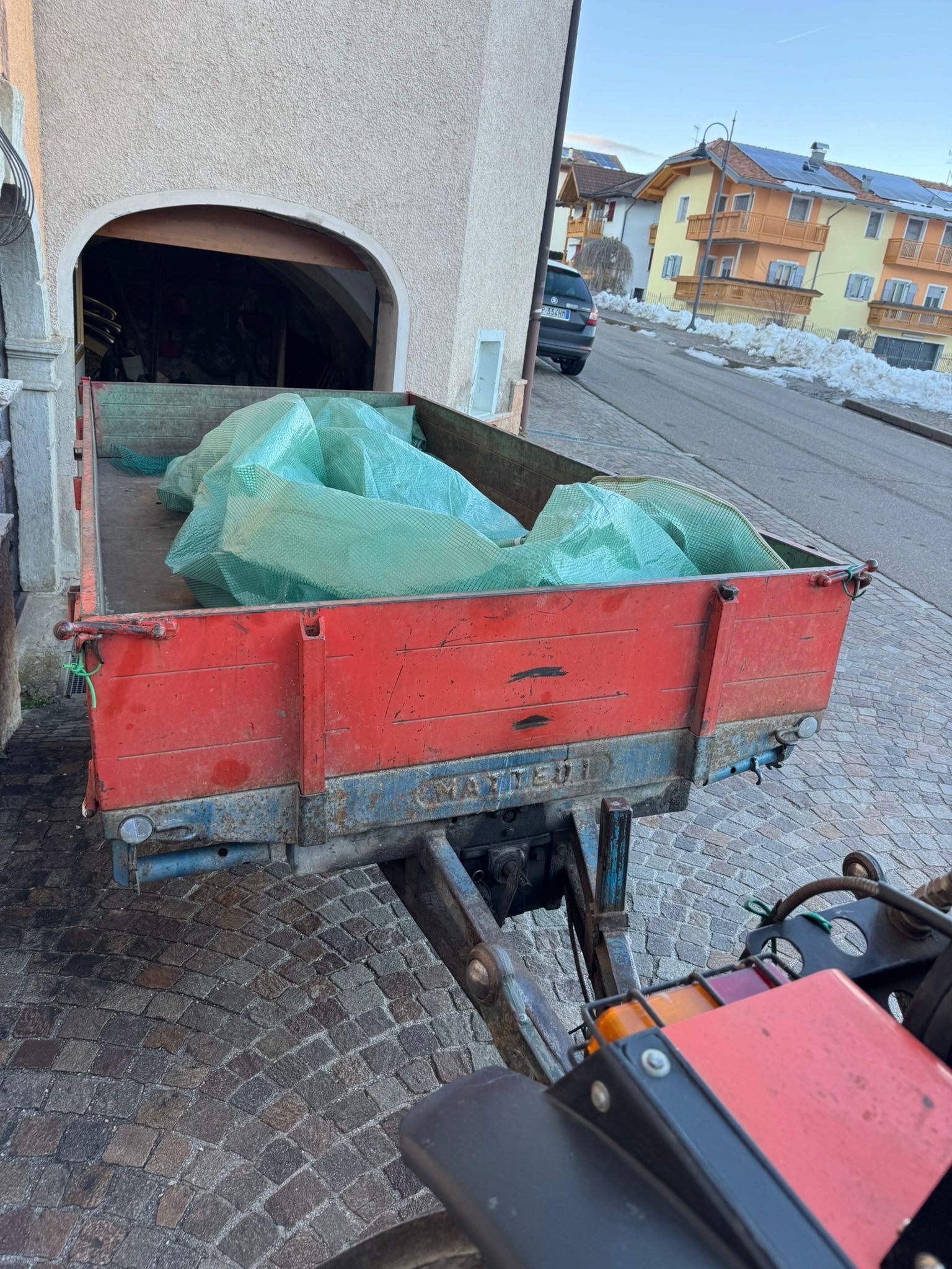 Rimorchio agricolo Mattedi 33 q.li