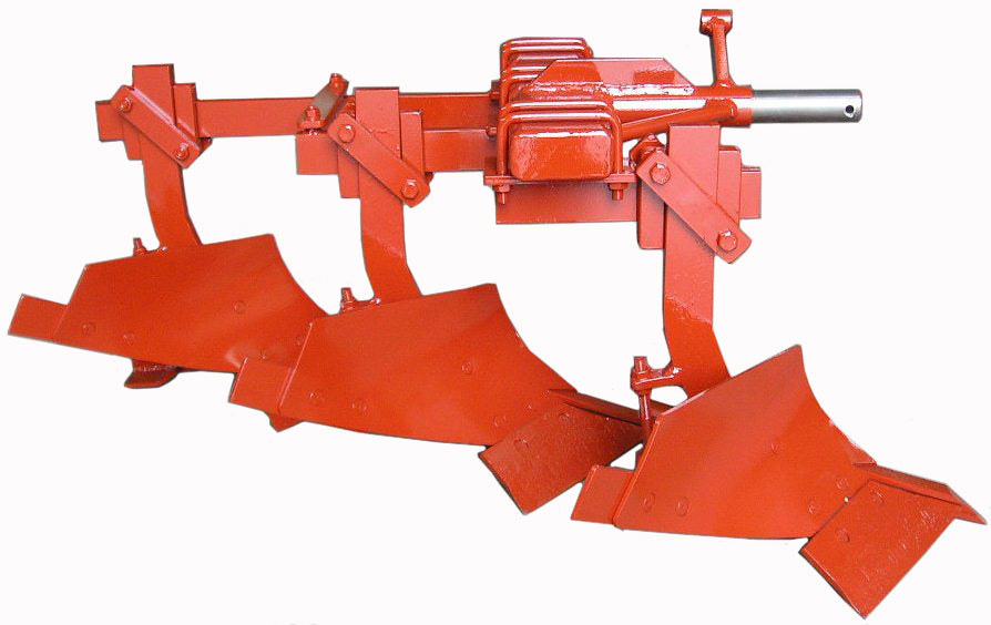 Aratro trivomere regolabile a scalpello con ruotino marca Aldo Biagioli modello 3PVS