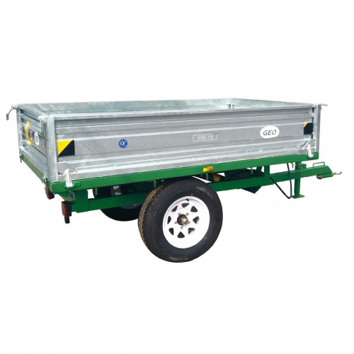 Rimorchio ribaltabile portata 15 q.li marca GEO modello RM15