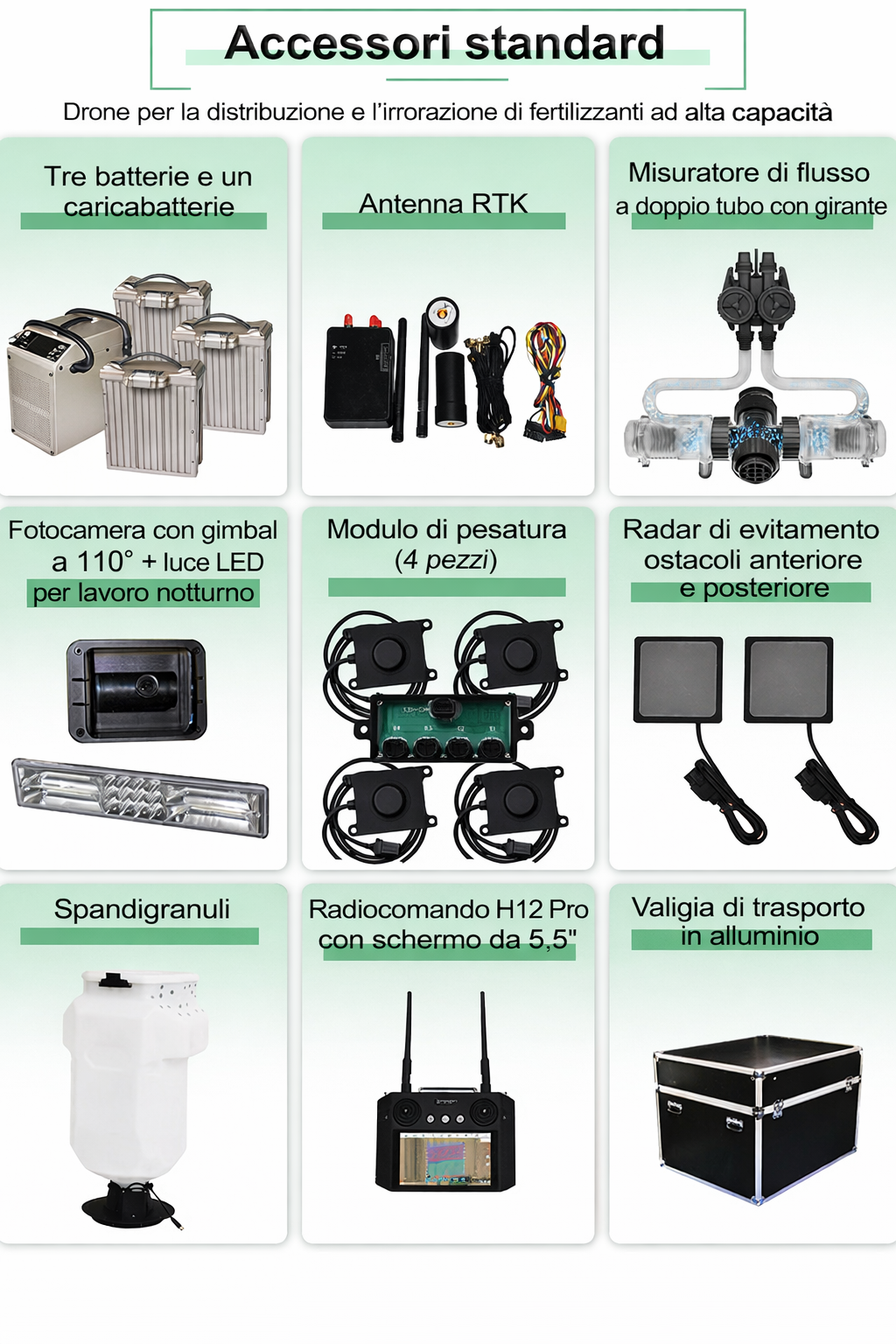 Agri Dolomiti JT40L-404 – Drone agricolo professionale 40 litri