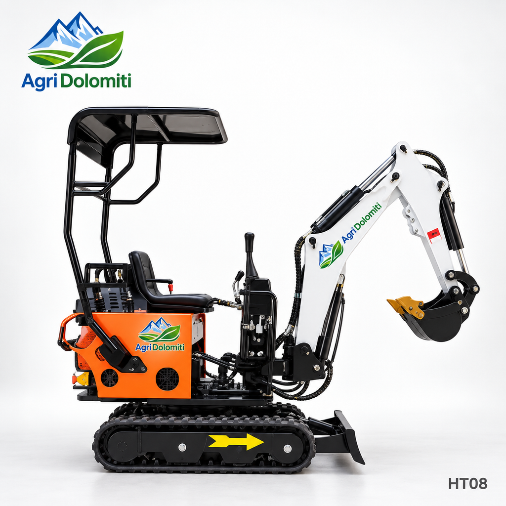 Miniescavatore AgriDolomiti HT08 – 800 kg