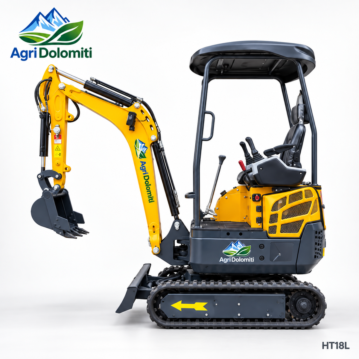 Miniescavatore AgriDolomiti HT18L – 1.800 kg