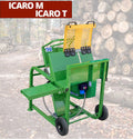 Sega circolare troncatrice elettrica con lama scorrevole potenza 3 HP marca Rosselli modello Icaro MT