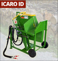 Sega circolare troncatrice con circuito idraulico e lama scorrevole marca Rosselli modello Icaro ID